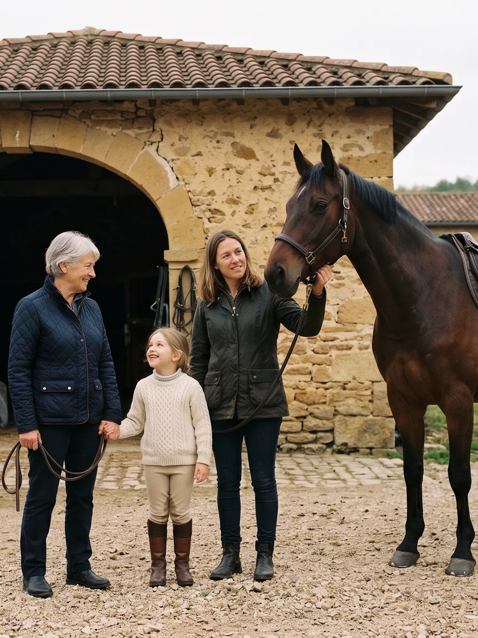 L'équipe, Le Manège des Corthies, centre équestre à Groisy