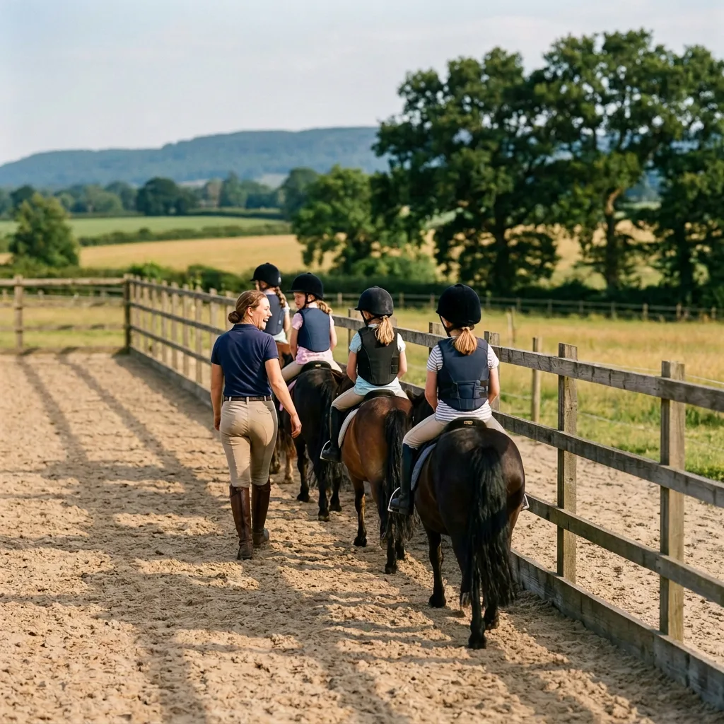 Cours de poney à Groisy, Haute-Savoie